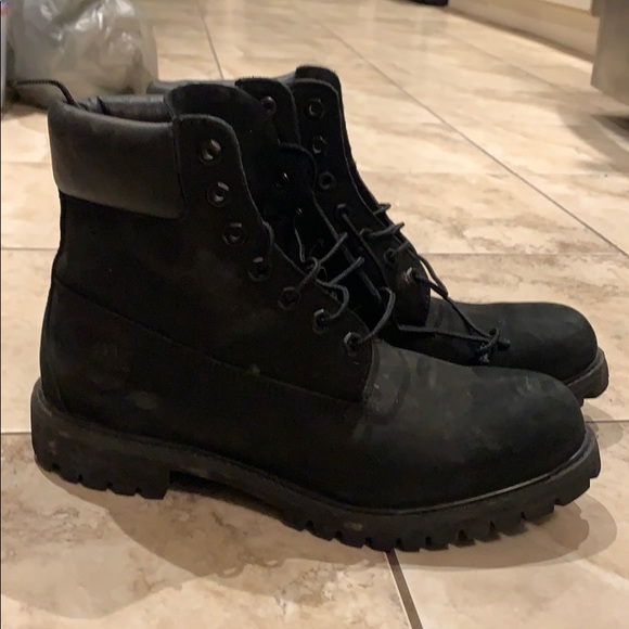 BLACK TIMBERLAND WINTER BOOTS - Picture 6 of 17